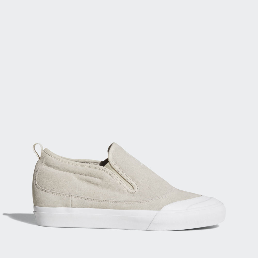 Adidas Matchcourt Slip Mid - αθλητικα παπουτσια ανδρικα - Καφε/Ασπρα,Μέγεθος: EU 36 – 54 2/3 (793ETB